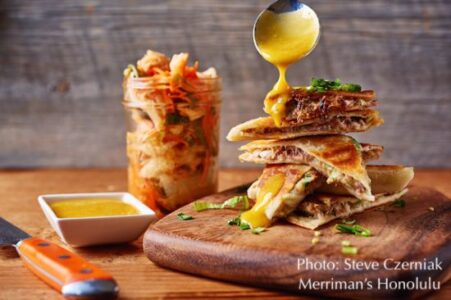 Pork Quesadilla Recipe with Hawaiian Twist from Merriman’s Honolulu Image